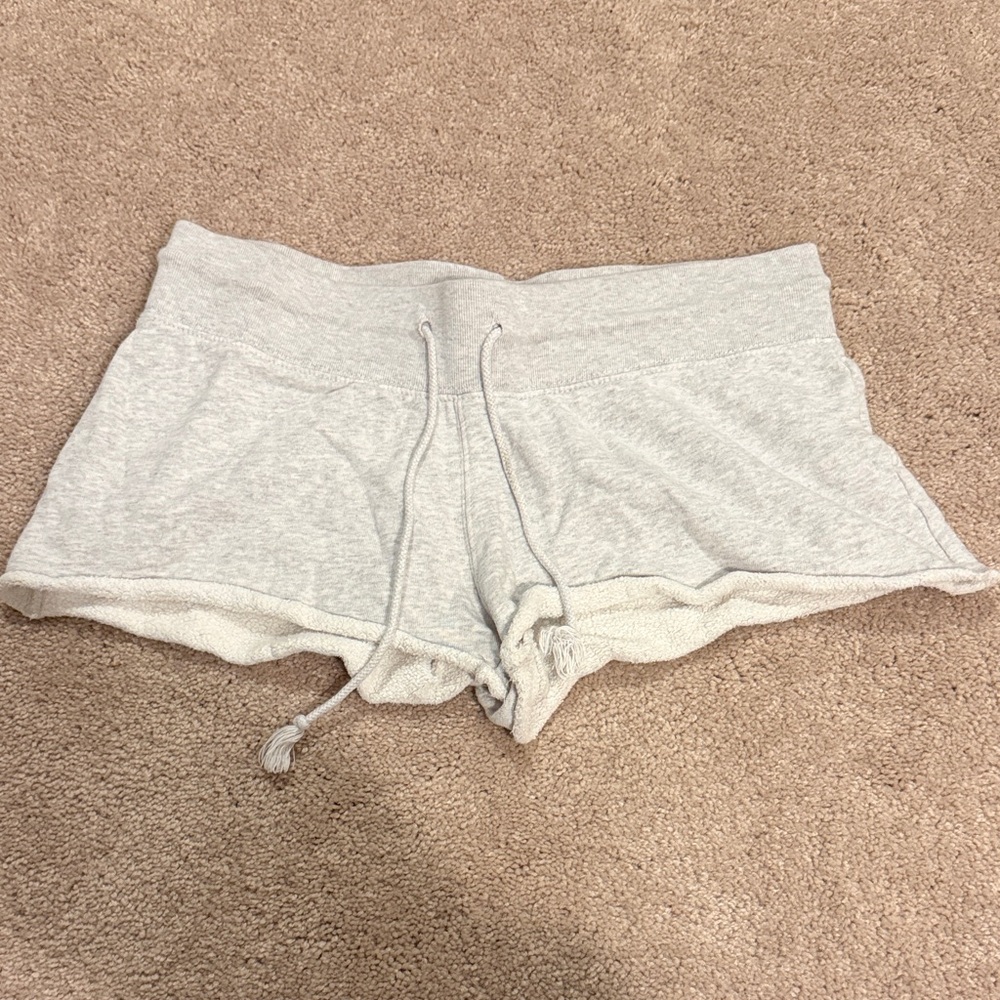 Brandy Melville Gray Drawstring Shorts